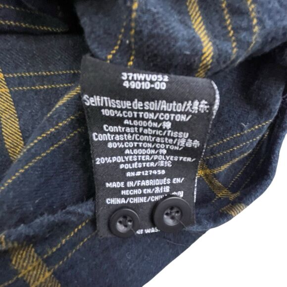 Howitzer Flannel Shirt Mens L Blue Plaid Warrior Spirit Til Valhalla Military - Picture 6 of 12